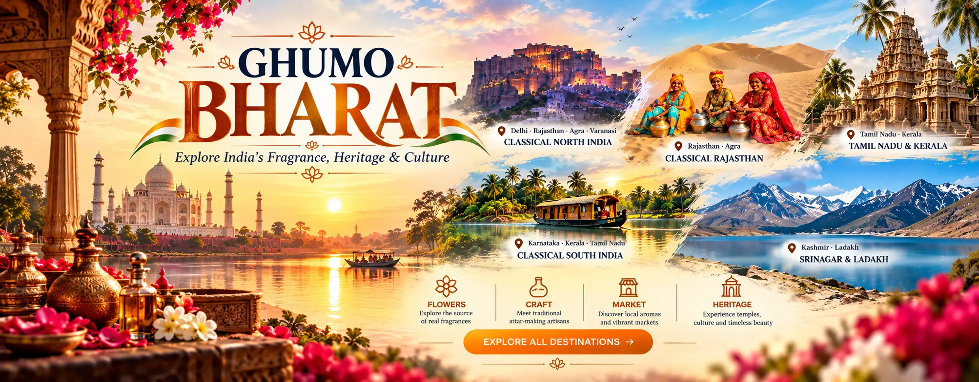Ghumo Bharat - Kannauj Fragrance Trail